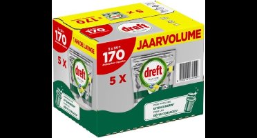 Dreft Platinum - Platinum All-in-one Vaatwascapsules - 170 capsules