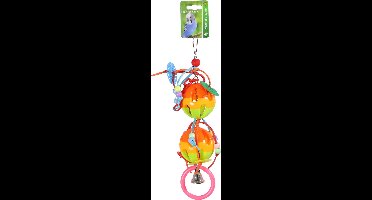 De Boon Ballen + Bel + Ring + Raffiasliert 33CM