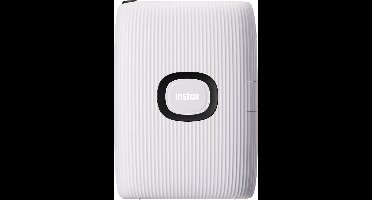 Fujifilm Instax Mini Link 2 - Mobiele fotoprinter - banner met lichtjes en knijpers + dubbelzijdige Instax stickers - Clay White