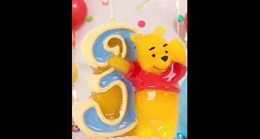 Disney Winnie de Poeh taartkaars nr 3