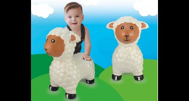 Jamara Skippybal - 460590 Skippydier Schaap Wit Junior met Pomp