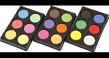 Waterverf in palet, d: 44 mm, 1 set