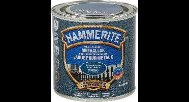Hammerite Metaallak Hamerslag - Donker Blauw - 250ML - Donker Blauw