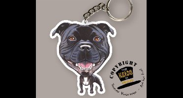 Sleutelhanger Hond Staffordshire Bull Terrier