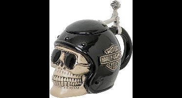 Harley-Davidson Schedel Biker Keramische Bierpul