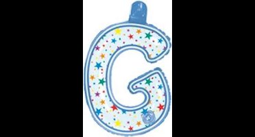 opblaasbare letter G multi color