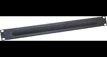LogiLink ORCEB1B 19 inch Kabelvoering voor patchkast 1 HE Zwart