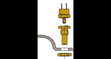 VETUS XHSM Sensor voor Uitlaattemperatuur