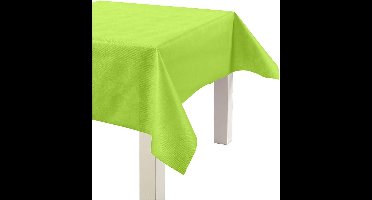 Tafelkleed van imitatiestof lime b: 125 cm 70 g/m2 10m