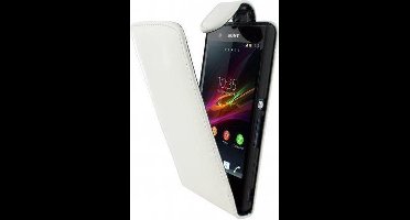 Mobiparts PU Flip Case Sony Xperia Z White