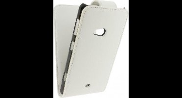 Xccess Leather Flip Case Nokia Lumia 625 White