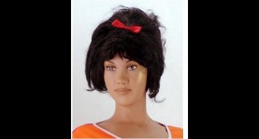 6 x Pruik Dames Zwart