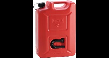 Brandstofjerrycan PROFI 20l rood HDPE L350xB165xH495mm HÜNERSDORF...