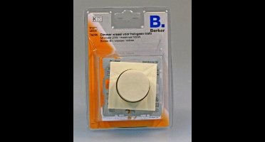 Berker S1 inbouwdimmer + centraalplaat 500 W halogeen - Crème
