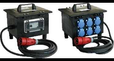 Mennekes stroomverdeler 6-voudig 16A 5-polig 400V IP44 (21.250.00)