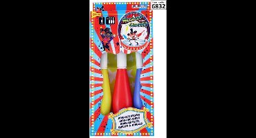 Circus Jongleer Kegels 3St.