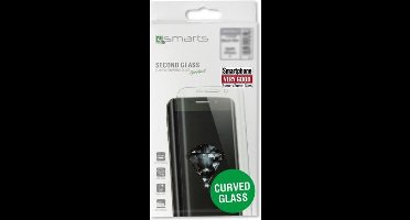 4Smarts Curved Tempered Glass - Zilver voor Samsung Galaxy S7 Edge (G935)