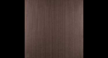 Dutch Wallcoverings Vliesbehang uni - donker bruin/beige