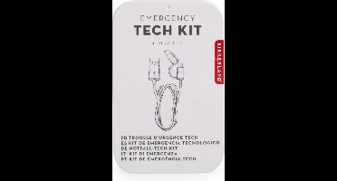 Kikkerland Tech kit - USB-kabel - Kabelbinder - Sprayreiniger - Microvezeldoek