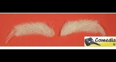 Witbaard Sint wenkbrauwen - Handgeknoopt van yakhaar - Unisex