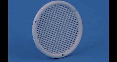 Nedco Ventilatierooster 45mm vlak wit