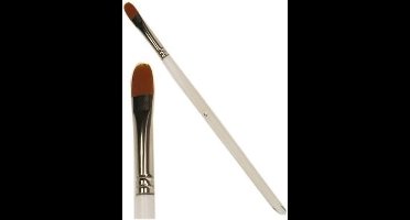 Penseel plat met ronde top � 9 mm