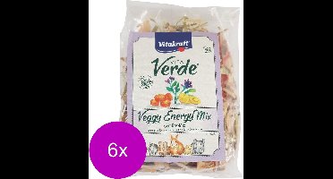 Vitakraft Vita Verde Nature Flakes - Knaagdiersnack - 6 x Groente 400 g