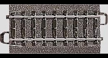 H0 Märklin C-rails (met ballastbed) 24071 Rechte rails 70.8 mm 10 stuk(s)