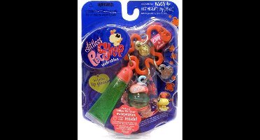 Hasbro Tiniest Pet Shop Butterfly - Mini Figuur met Lip Gloss - Sleutelhanger