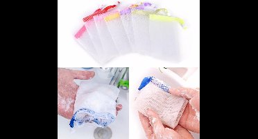 Hiden - Zeep zakje - Zeep scrubber - Scrub Handschoen - Scrub Gezicht - Scrub Lichaam - 2 stuks