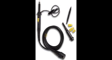 Velleman Testsonde met oscilloscoopkop, geïsoleerd, 600 V, 60 MHz, 1.2 m kabel met standaard BNC-connector, zwart