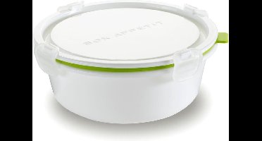 Black&Blum - Appetit Lunchbox Rond Groot - 970 ml - Ø18x7.5 cm - Lime
