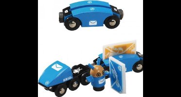 BRIO Treinset Treinbaan Emo's transporter - Hout