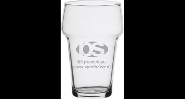 6 stuks Bierglas met gravure / Cadeau / Graveren met persoonlijke tekst en/of logo