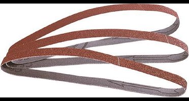 wolfcraft - Set textiel schuurbanden 3-delig, voor hout/metaal - 1869000