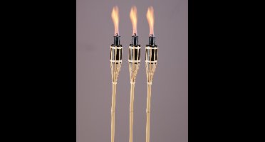 Tuinfakkel | Lifetime Garden | 3-delig | Bamboe | 60cm