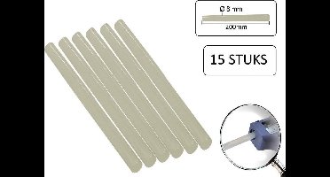 Benson Lijmpatronen voor Lijmpistool - Ø 7,2 mm - 200 mm Lang - 15 stuks