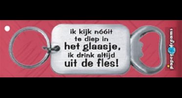 Paperdreams Sleutelhanger/opener glaasje