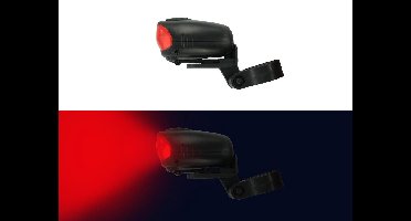 DRESCO fiets achterlicht - LED - Opvallend - Geen batterijen nodig - OPWINDBAAR - Altijd licht