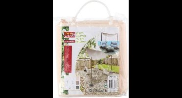Lifetime Garden Schaduwdoek - creme - driehoek - 360 x 360 cm - zonnescherm