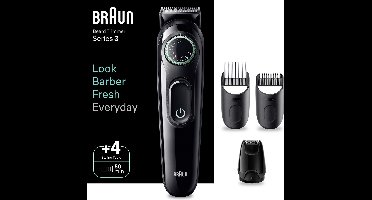 Braun Baardtrimmer - Series 3 - BT3421 - Trimmer Voor Heren met 50 minuten Gebruiksduur