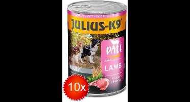 Julius-K9 - Hondenvoer - Natvoer Hond - Paté - Lam - 10 x 400g