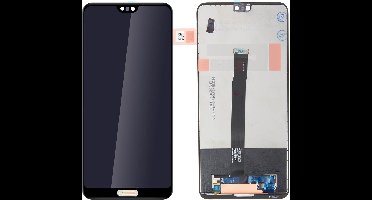Huawei, LCD Scherm + Aanraakscherm Geschikt voor Huawei P20 100% compatibel – zwart, Zwart