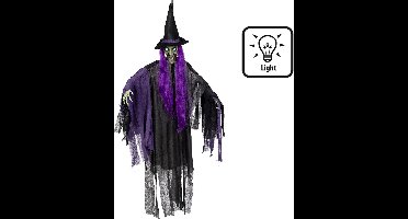 Boland - Decoratie Paarse heks - Horror - Horror