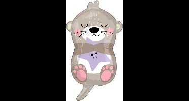 Folieballon Otter, supershape 58cm
