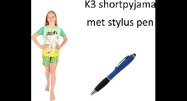 K3 Short Pyjama - Shortama - Lemons Unisex. Maat 134/140 cm - 9/10 jaar met Stylus Pen.