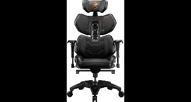 Cougar Terminator Gaming stoel, Unieke mechanische esthetiek, 4D verstelbare armleuning-Zwart /Rood