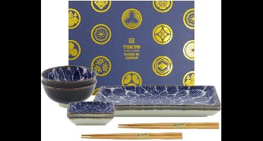Tokyo Design Studio - Ohuke Dahlia 8pcs Sushi Giftset 13A Verpakt in geschenkdoos