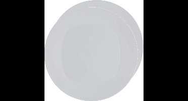 Excellent Houseware Ontbijt/dinerbordjes - 12x stuks - wit - 24 cm