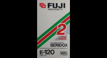 FUJI HQ E-120 VHS Video Cassette 2 Pack
